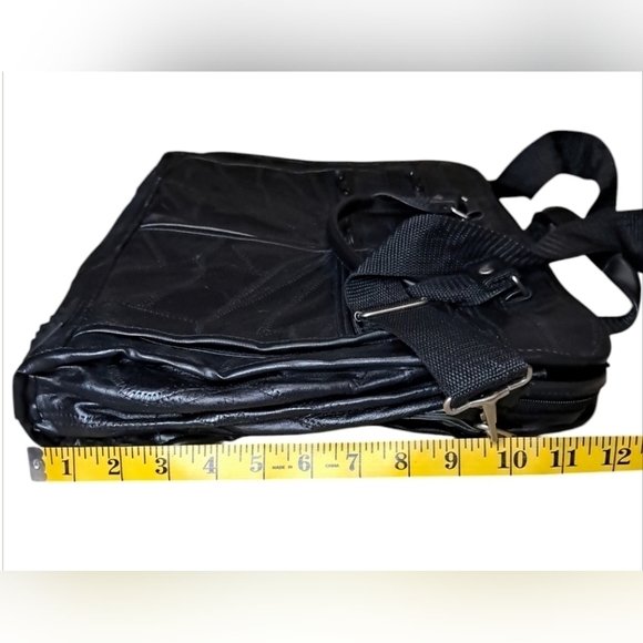 Genuine Leather Messenger Briefcase Bag/Organizer Large Capacity - Picture 14 of 16